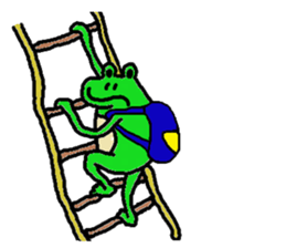 Secret of the frog ZERO. sticker #13339303