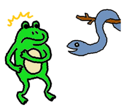 Secret of the frog ZERO. sticker #13339307