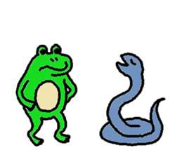 Secret of the frog ZERO. sticker #13339309