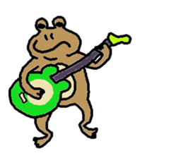 Secret of the frog ZERO. sticker #13339310