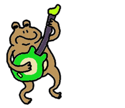 Secret of the frog ZERO. sticker #13339311