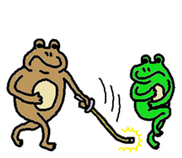 Secret of the frog ZERO. sticker #13339313