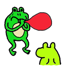 Secret of the frog ZERO. sticker #13339315