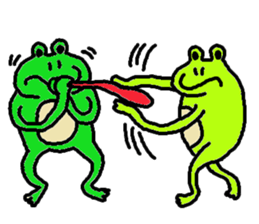 Secret of the frog ZERO. sticker #13339316