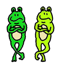 Secret of the frog ZERO. sticker #13339318