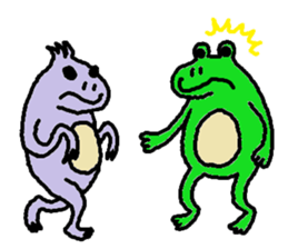 Secret of the frog ZERO. sticker #13339322