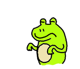 Secret of the frog ZERO. sticker #13339325