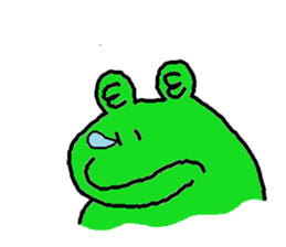 Secret of the frog ZERO. sticker #13339326