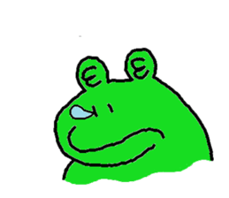 Secret of the frog ZERO. sticker #13339326