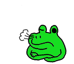 Secret of the frog ZERO. sticker #13339327