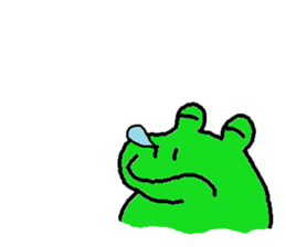 Secret of the frog ZERO. sticker #13339328