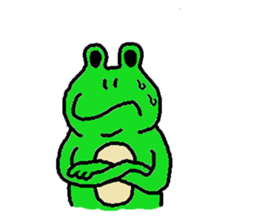 Secret of the frog ZERO. sticker #13339330
