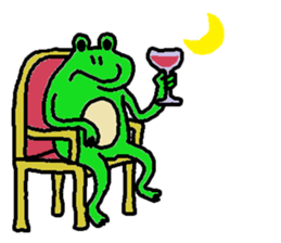 Secret of the frog ZERO. sticker #13339331