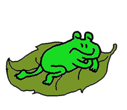 Secret of the frog ZERO. sticker #13339332