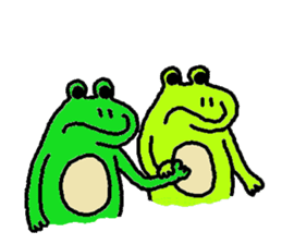 Secret of the frog ZERO. sticker #13339333