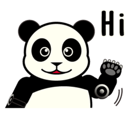 ROBO Panda English sticker #13339695