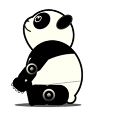 ROBO Panda English sticker #13339705