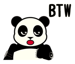 ROBO Panda English sticker #13339707