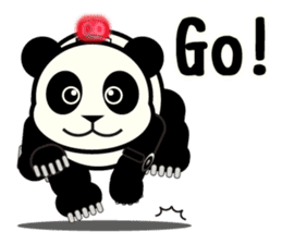 ROBO Panda English sticker #13339709