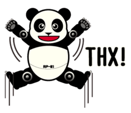 ROBO Panda English sticker #13339713