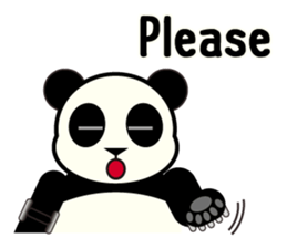 ROBO Panda English sticker #13339717