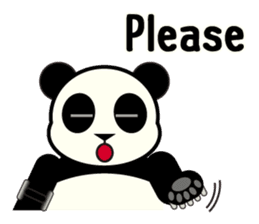 ROBO Panda English sticker #13339717