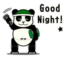 ROBO Panda English sticker #13339721