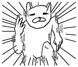 Uzaiyo rabbit sticker #13340566