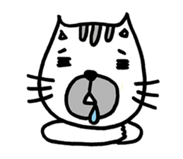 A B&W Cat's Daily sticker #13340662