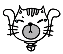 A B&W Cat's Daily sticker #13340664