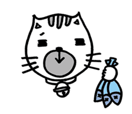 A B&W Cat's Daily sticker #13340666