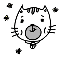 A B&W Cat's Daily sticker #13340668