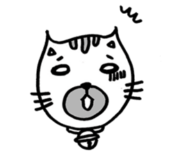 A B&W Cat's Daily sticker #13340671