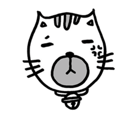 A B&W Cat's Daily sticker #13340673