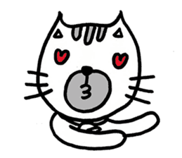 A B&W Cat's Daily sticker #13340676