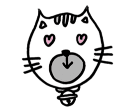 A B&W Cat's Daily sticker #13340677