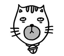 A B&W Cat's Daily sticker #13340678