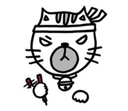 A B&W Cat's Daily sticker #13340689