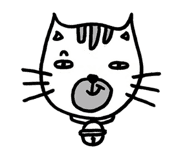 A B&W Cat's Daily sticker #13340690
