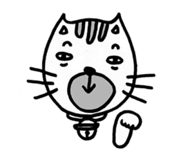 A B&W Cat's Daily sticker #13340691