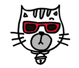 A B&W Cat's Daily sticker #13340692