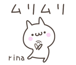 RINA's basic pack,cute rabbit sticker #13340785