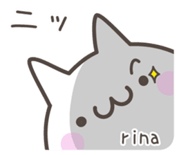 RINA's basic pack,cute rabbit sticker #13340809