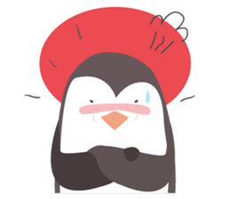 Little French Pingu v2 sticker #13342021