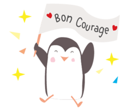 Little French Pingu v2 sticker #13342022