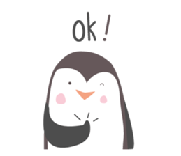 Little French Pingu v2 sticker #13342023