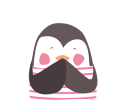 Little French Pingu v2 sticker #13342024