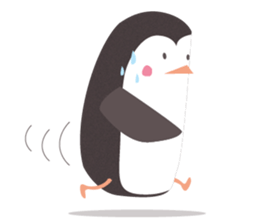 Little French Pingu v2 sticker #13342026