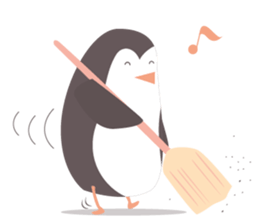 Little French Pingu v2 sticker #13342028