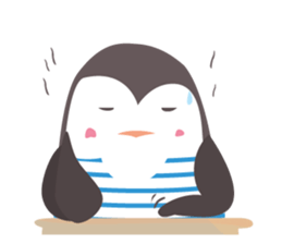 Little French Pingu v2 sticker #13342031
